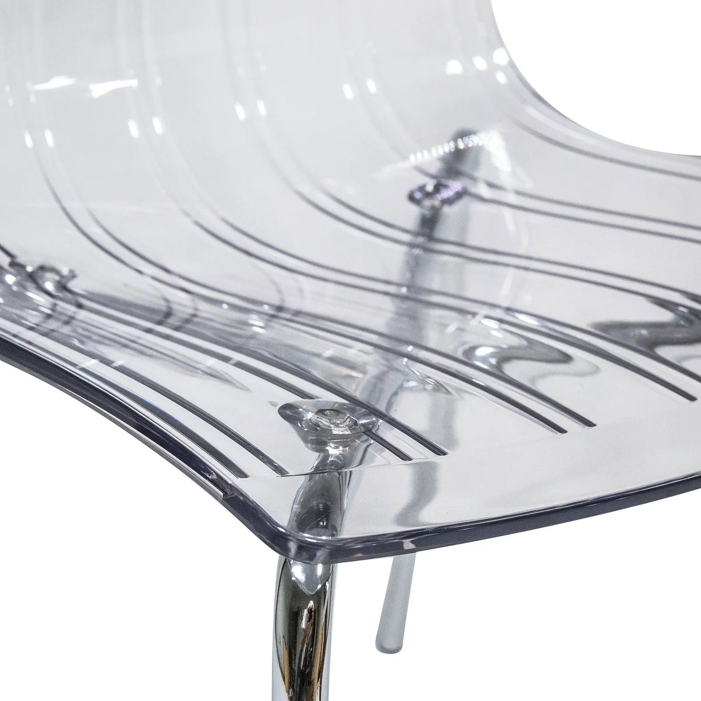 Ralph Dining Chair in Clear Set of 2 - Elax Furniture