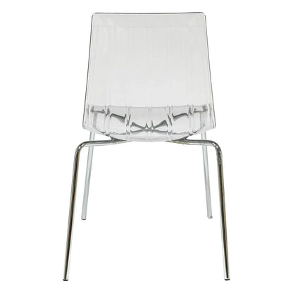 Ralph Dining Chair in Clear Set of 4 - Elax Furniture