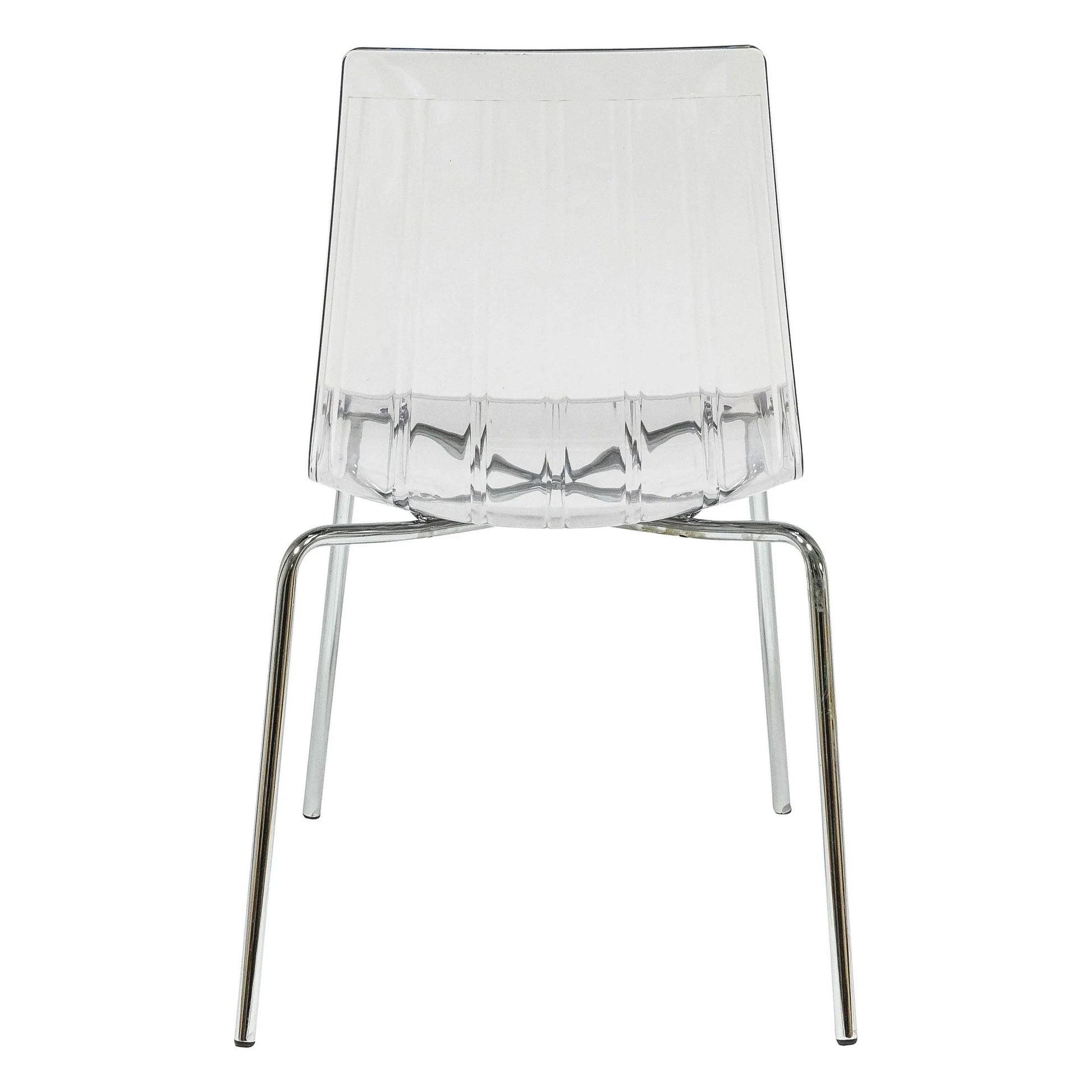 Ralph Dining Chair in Clear Set of 4 - Elax Furniture