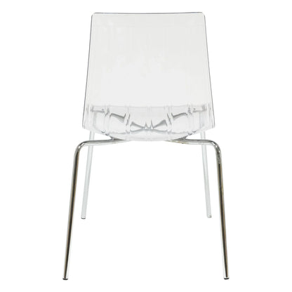 Ralph Dining Chair in Clear Set of 4 - Elax Furniture