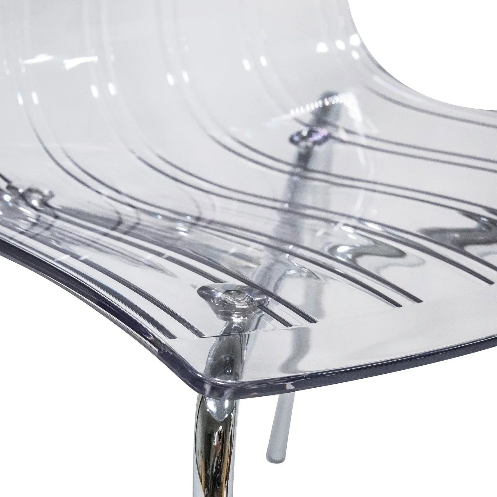 Ralph Dining Chair in Clear Set of 4 - Elax Furniture