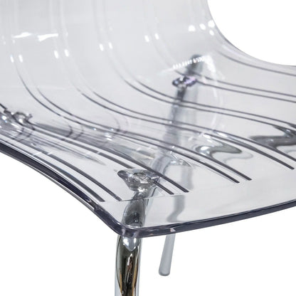 Ralph Dining Chair in Clear Set of 4 - Elax Furniture