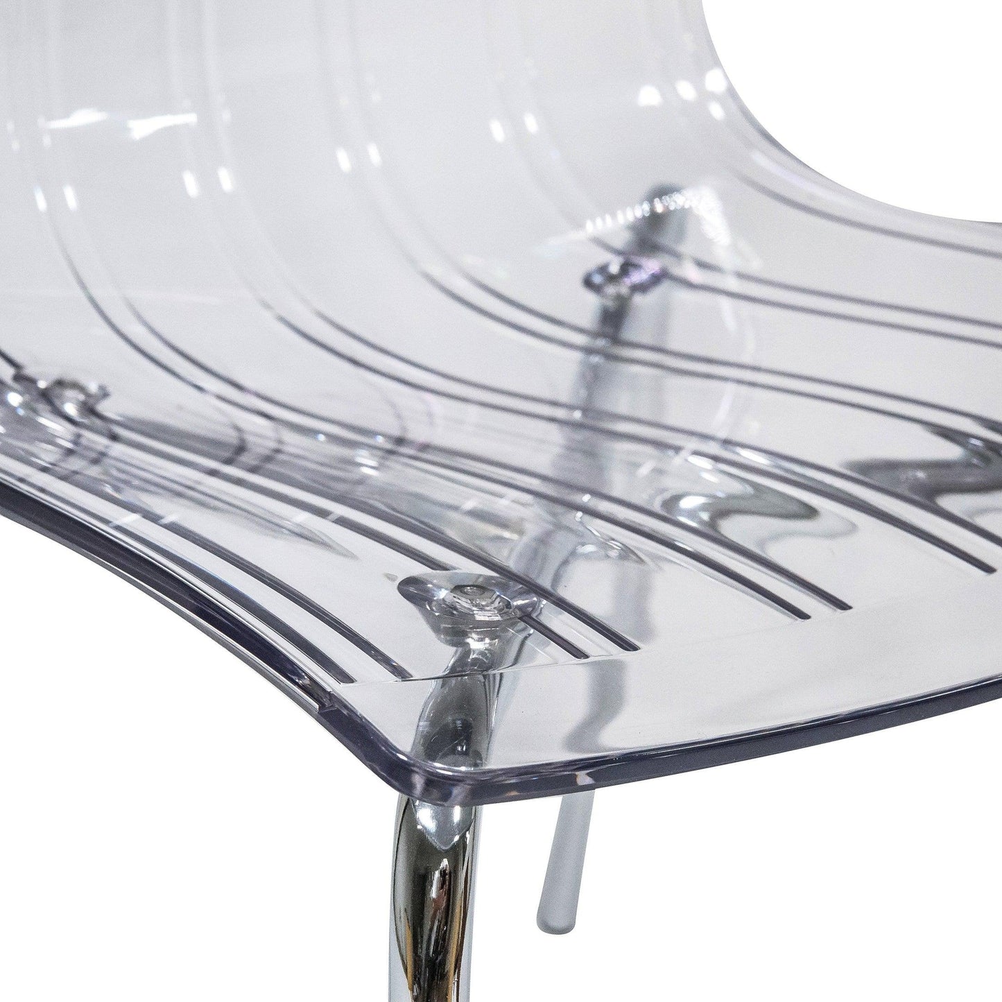 Ralph Dining Chair in Clear Set of 4 - Elax Furniture