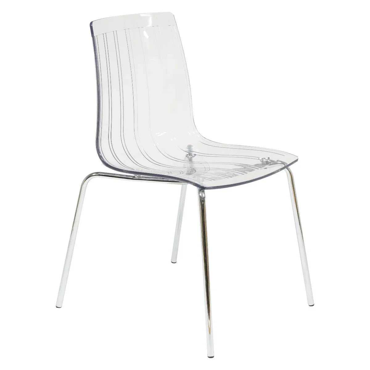 Ralph Dining Chair in Clear Set of 4 - Elax Furniture