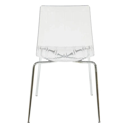 Ralph Dining Chair in Clear Set of 4 - Elax Furniture