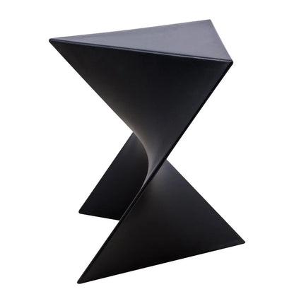 Randolph Triangular Accent Side Table in ABS/PC Plastic - Elax Furniture