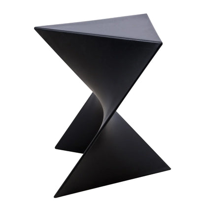 Randolph Triangular Accent Side Table in ABS/PC Plastic - Elax Furniture