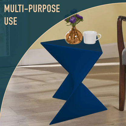 Randolph Triangular Accent Side Table in ABS/PC Plastic - Elax Furniture