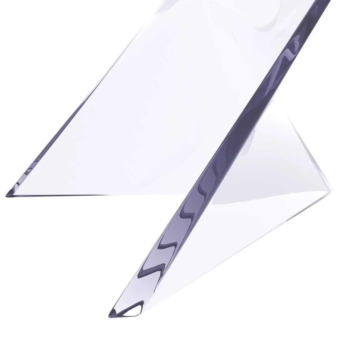 Randolph Triangular Accent Side Table in ABS/PC Plastic - Elax Furniture