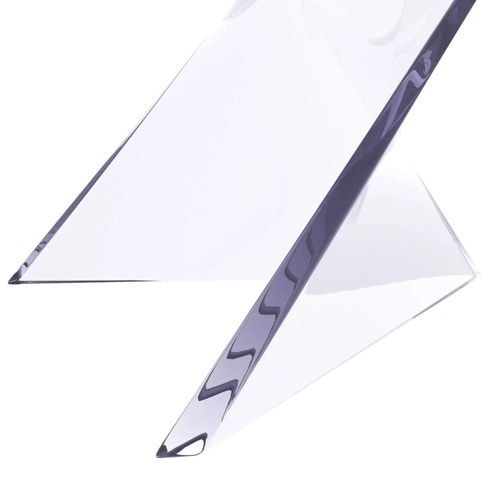 Randolph Triangular Accent Side Table in ABS/PC Plastic - Elax Furniture