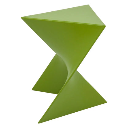 Randolph Triangular Accent Side Table in ABS/PC Plastic - Elax Furniture