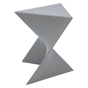 Randolph Triangular Accent Side Table in ABS/PC Plastic - Elax Furniture