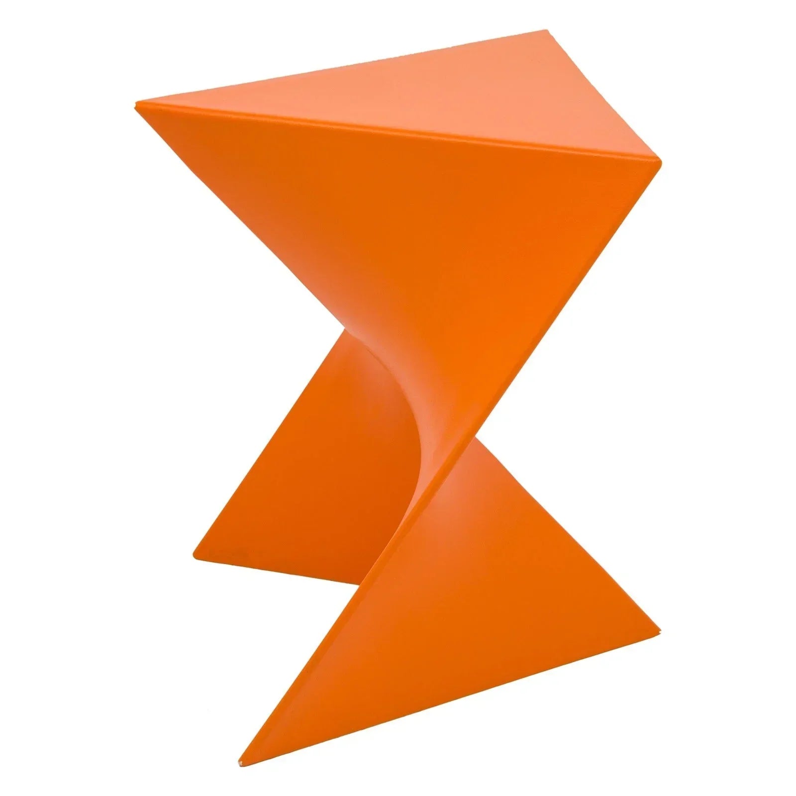 Randolph Triangular Accent Side Table in ABS/PC Plastic - Elax Furniture