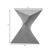 Randolph Triangular Accent Side Table in ABS/PC Plastic - Elax Furniture