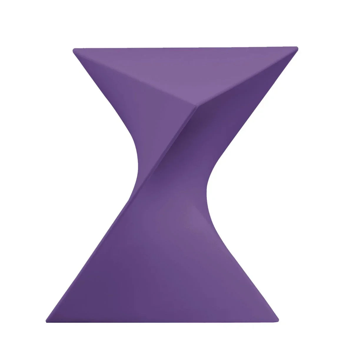 Randolph Triangular Accent Side Table in ABS/PC Plastic - Elax Furniture