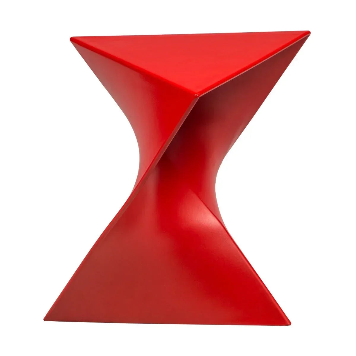Randolph Triangular Accent Side Table in ABS/PC Plastic - Elax Furniture