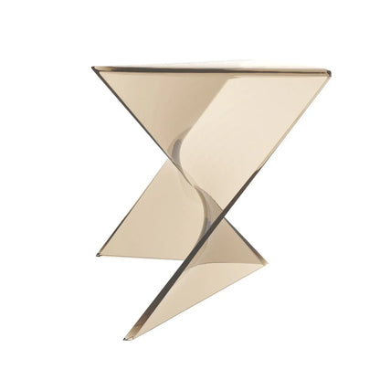 Randolph Triangular Accent Side Table in ABS/PC Plastic - Elax Furniture