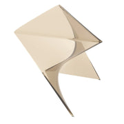 Randolph Triangular Accent Side Table in ABS/PC Plastic - Elax Furniture