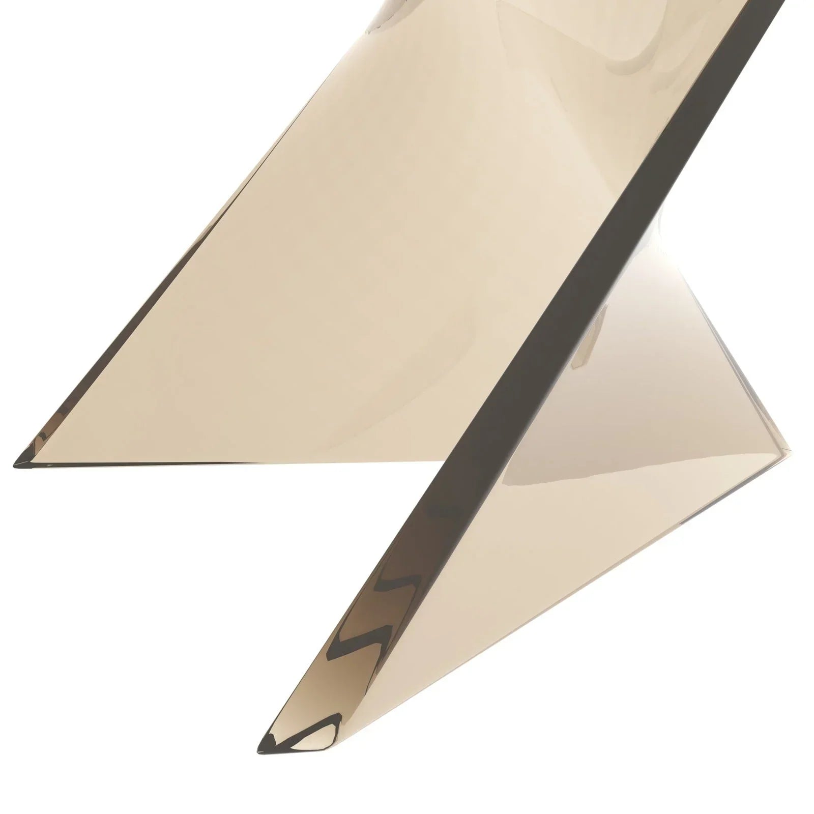 Randolph Triangular Accent Side Table in ABS/PC Plastic - Elax Furniture