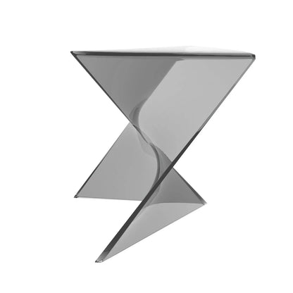 Randolph Triangular Accent Side Table in ABS/PC Plastic - Elax Furniture