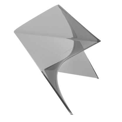 Randolph Triangular Accent Side Table in ABS/PC Plastic - Elax Furniture