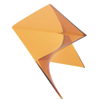 Randolph Triangular Accent Side Table in ABS/PC Plastic - Elax Furniture