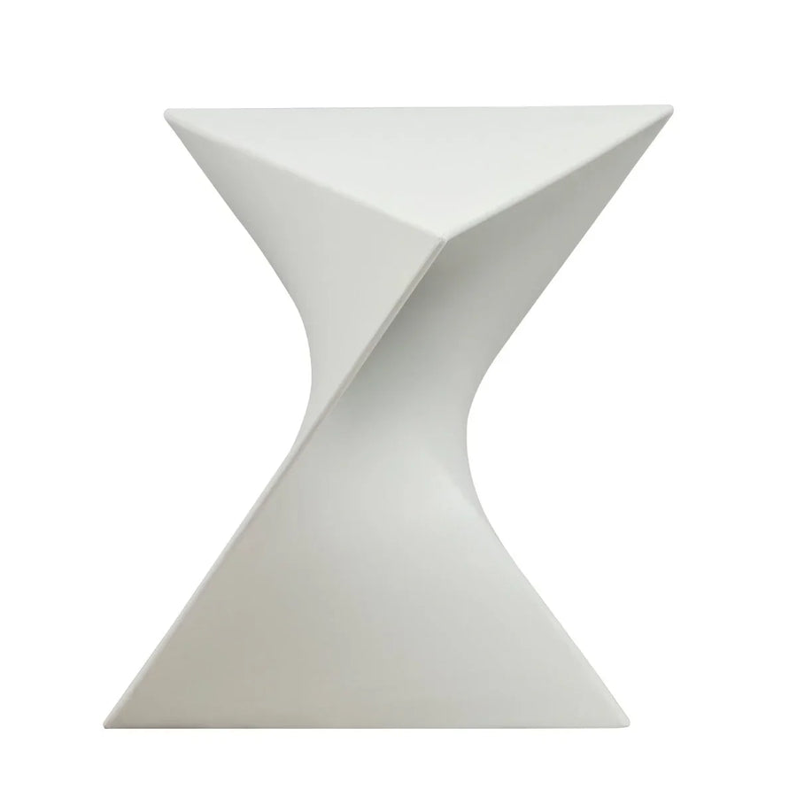 Randolph Triangular Accent Side Table in ABS/PC Plastic - Elax Furniture
