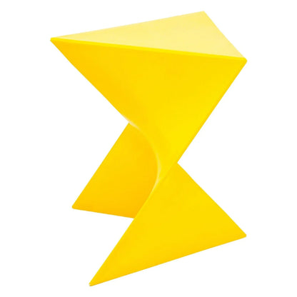 Randolph Triangular Accent Side Table in ABS/PC Plastic - Elax Furniture