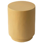 LeisureMod Ramble 14" Wide Round Side Table – Modern Fiberstone Accent End Table for Indoor or Outdoor Use, Weather-Resistant for Patio, Balcony, or Living Room