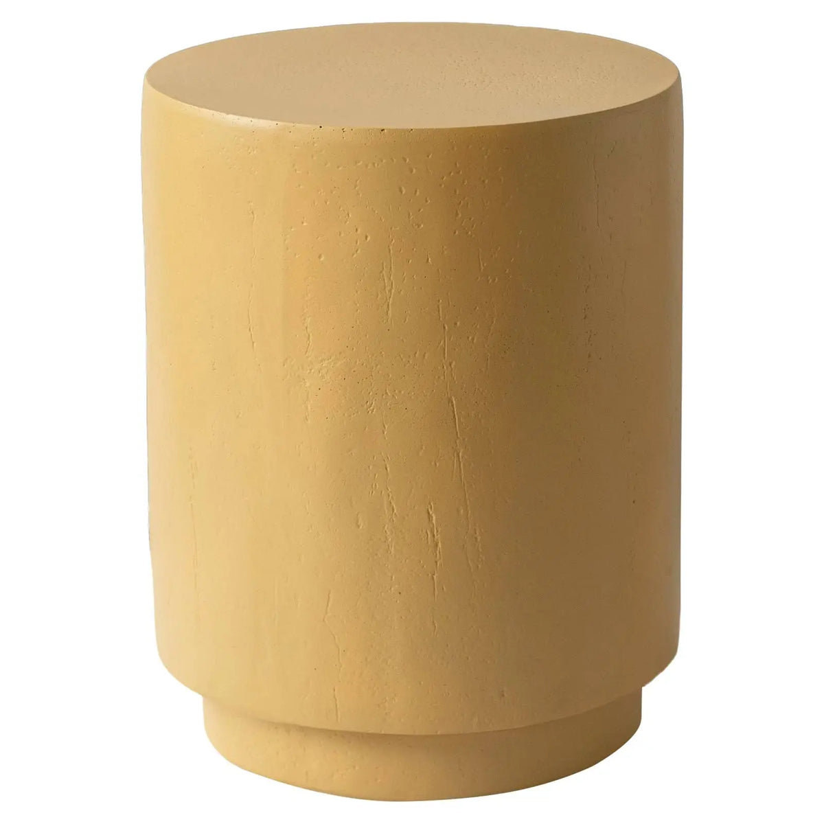 LeisureMod Ramble 14" Wide Round Side Table – Modern Fiberstone Accent End Table for Indoor or Outdoor Use, Weather-Resistant for Patio, Balcony, or Living Room