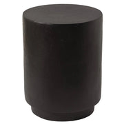 LeisureMod Ramble 14" Wide Round Side Table – Modern Fiberstone Accent End Table for Indoor or Outdoor Use, Weather-Resistant for Patio, Balcony, or Living Room