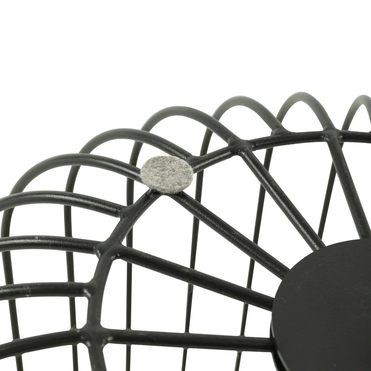 Runswick Round End Table Wood Tabletop With Steel Drum Base for Storage - Elax Furniture