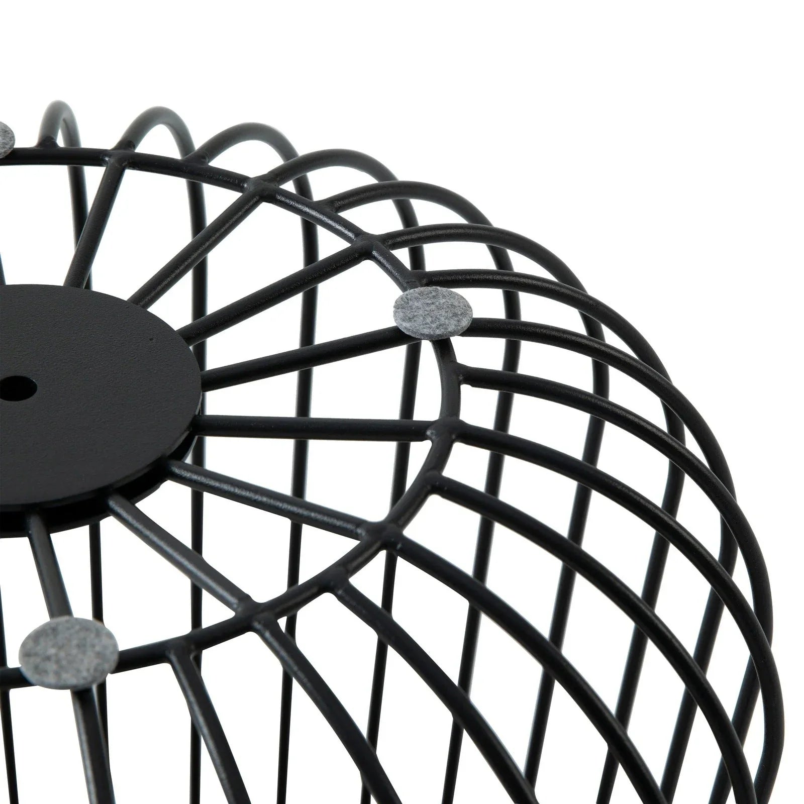 Runswick Round End Table Wood Tabletop With Steel Drum Base for Storage - Elax Furniture