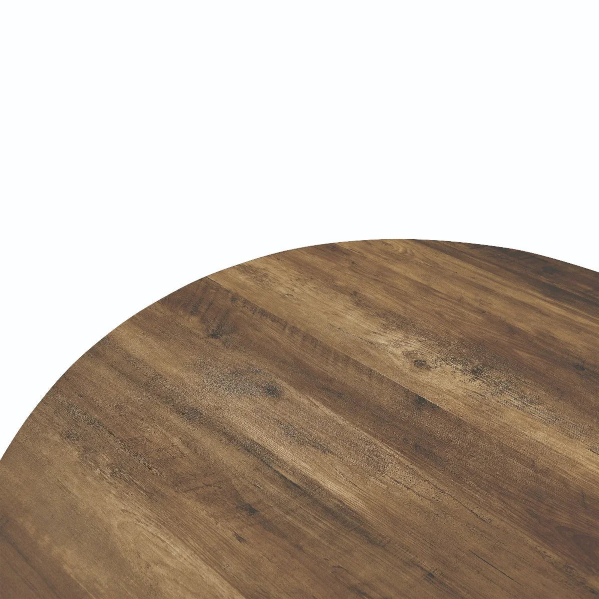 Ravenna Modern Round Wood 47" Dining Table With Metal Legs - Elax Furniture