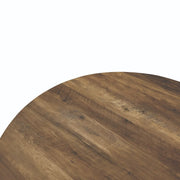 Ravenna Modern Round Wood 47" Dining Table With Metal Legs - Elax Furniture