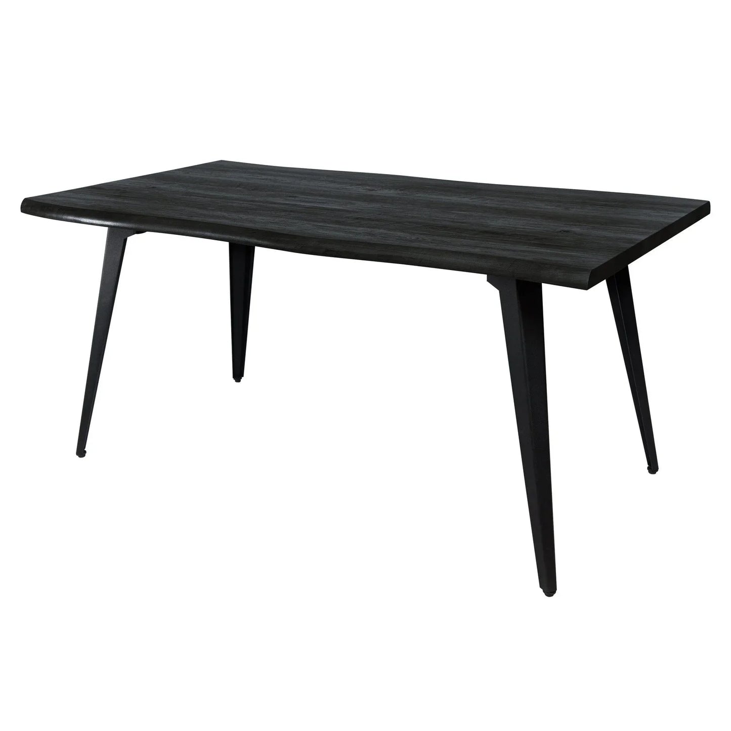 Ravenna 63" Rectangular Dining Table With MDF Tabletop and Metal Legs - Elax Furniture