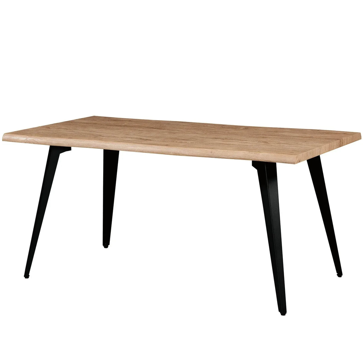 Ravenna 63" Rectangular Dining Table With MDF Tabletop and Metal Legs - Elax Furniture