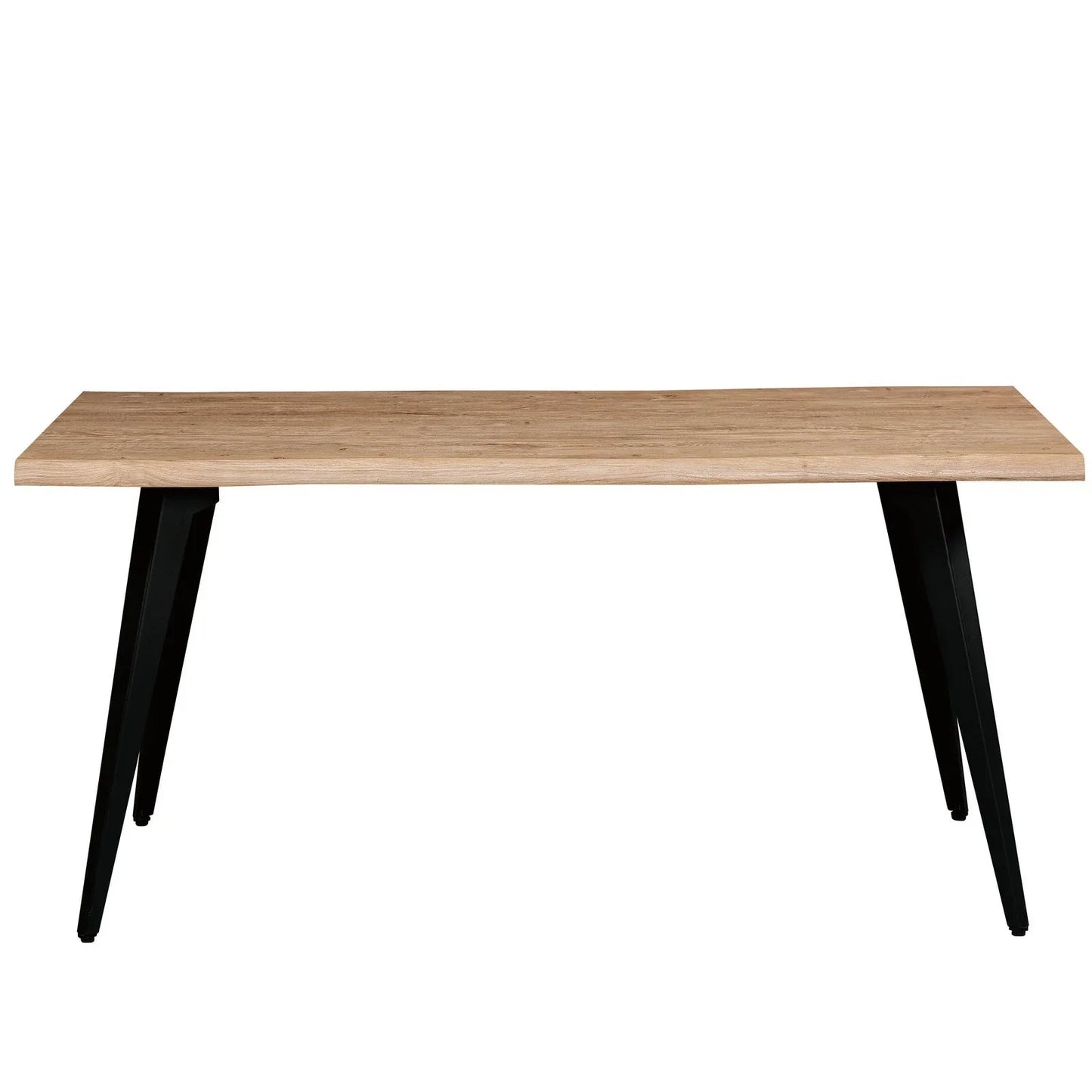Ravenna 63" Rectangular Dining Table With MDF Tabletop and Metal Legs - Elax Furniture