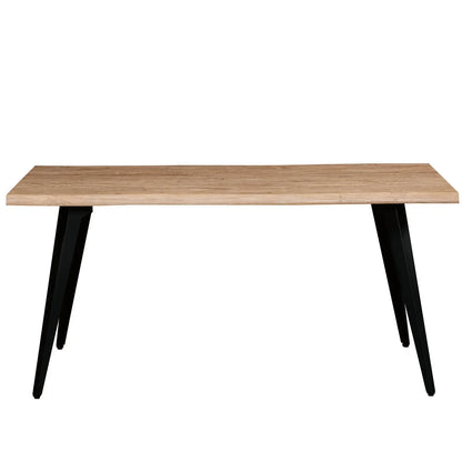 Ravenna 63" Rectangular Dining Table With MDF Tabletop and Metal Legs - Elax Furniture