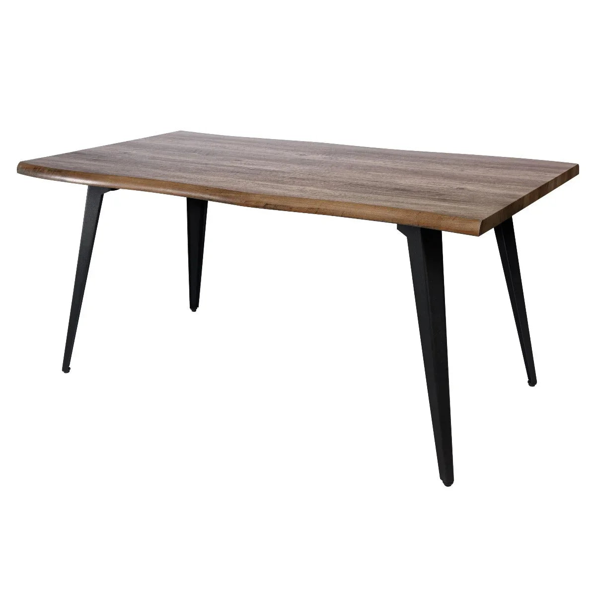 Ravenna 63" Rectangular Dining Table With MDF Tabletop and Metal Legs - Elax Furniture