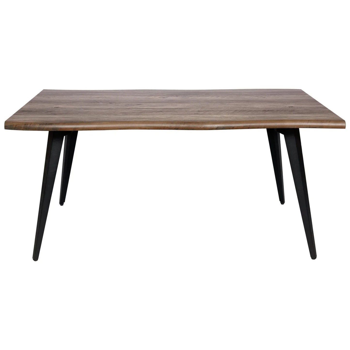 Ravenna 63" Rectangular Dining Table With MDF Tabletop and Metal Legs - Elax Furniture
