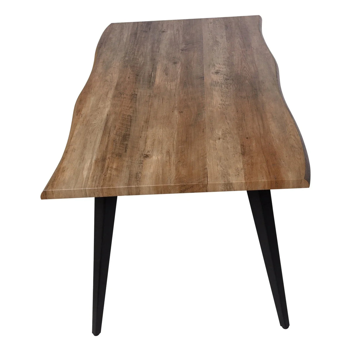 Ravenna 63" Rectangular Dining Table With MDF Tabletop and Metal Legs - Elax Furniture
