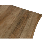Ravenna 63" Rectangular Dining Table With MDF Tabletop and Metal Legs - Elax Furniture