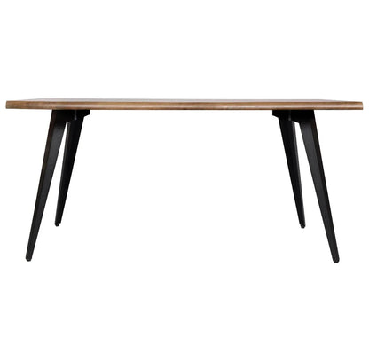Ravenna 63" Rectangular Dining Table With MDF Tabletop and Metal Legs - Elax Furniture