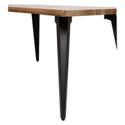 Ravenna 63" Rectangular Dining Table With MDF Tabletop and Metal Legs - Elax Furniture