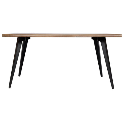 Ravenna 63" Rectangular Dining Table With MDF Tabletop and Metal Legs - Elax Furniture