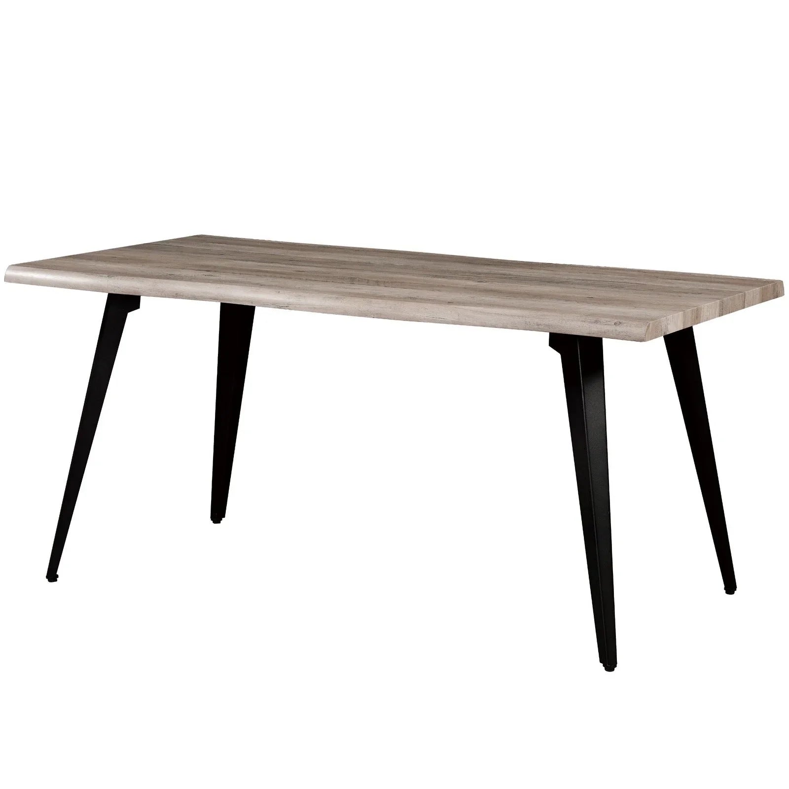 Ravenna 63" Rectangular Dining Table With MDF Tabletop and Metal Legs - Elax Furniture