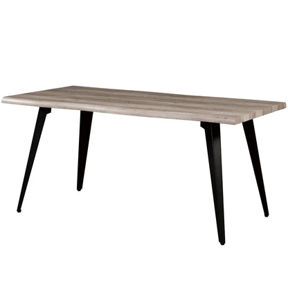 Ravenna 63" Rectangular Dining Table With MDF Tabletop and Metal Legs - Elax Furniture