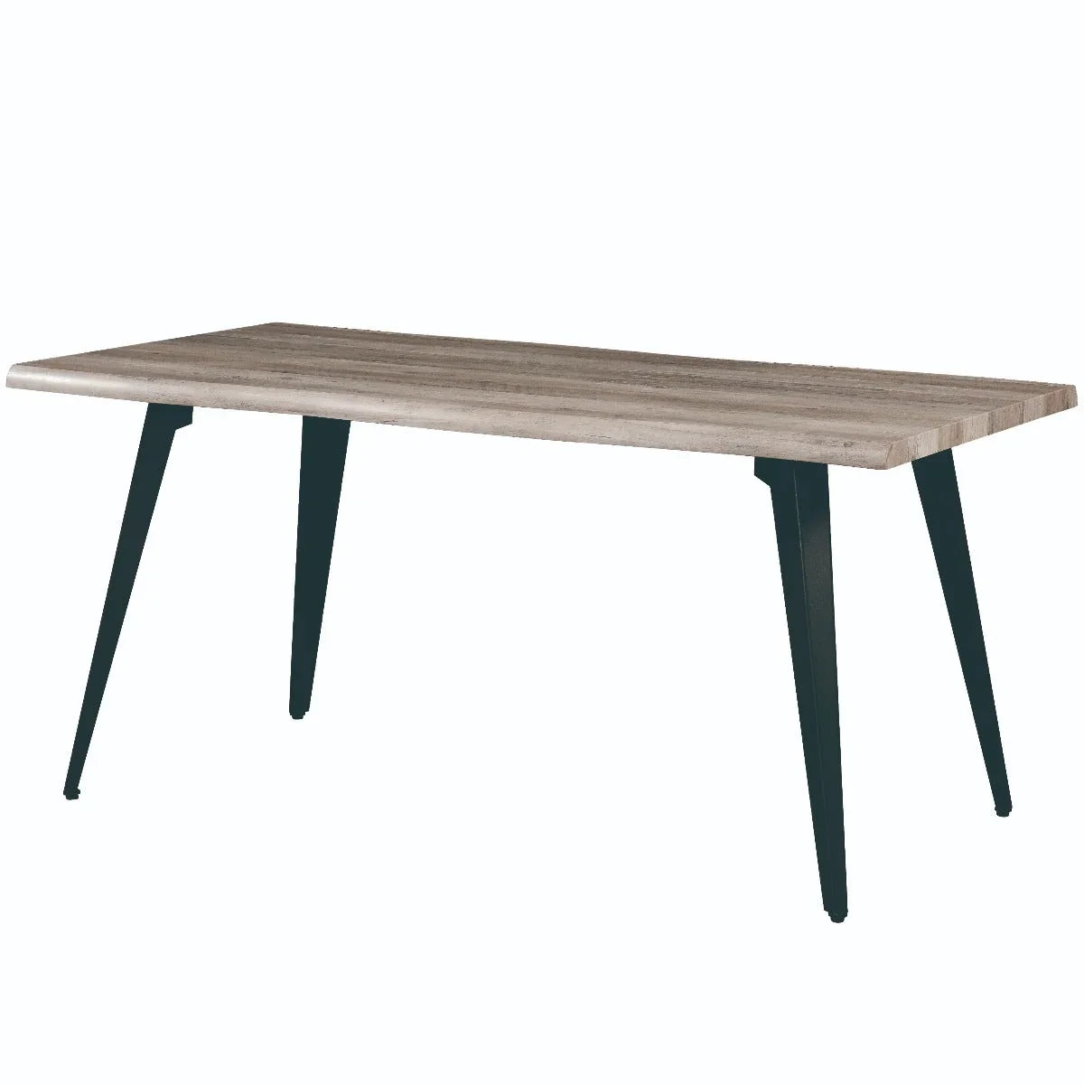Ravenna 63" Rectangular Dining Table With MDF Tabletop and Metal Legs - Elax Furniture