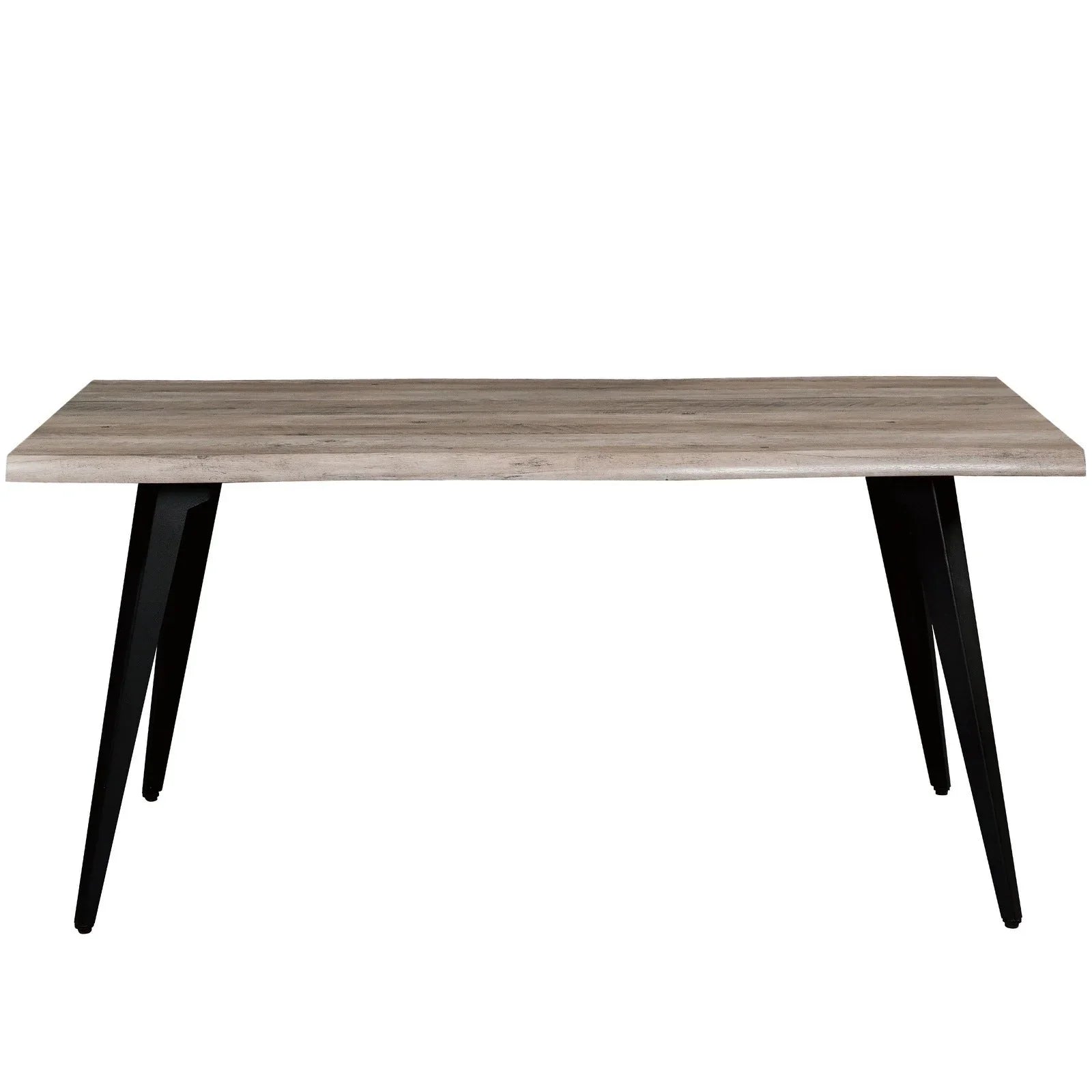 Ravenna 63" Rectangular Dining Table With MDF Tabletop and Metal Legs - Elax Furniture